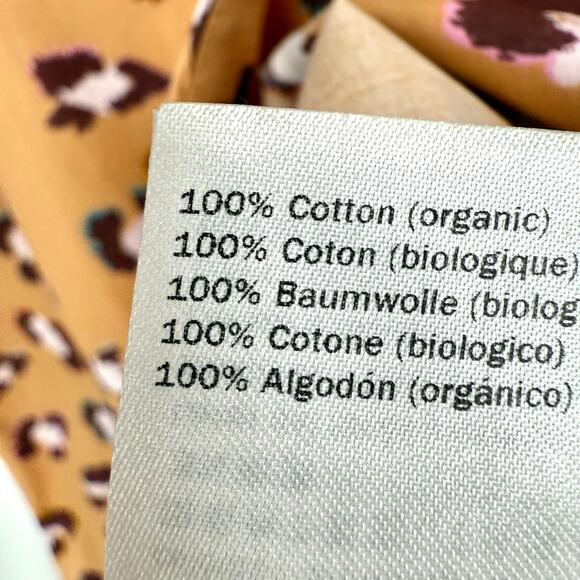 SECOND FEMALE Womens Sz Small Wearable Art to Wear Leopard Puff Blouse Shirt Top - Picture 7 of 8